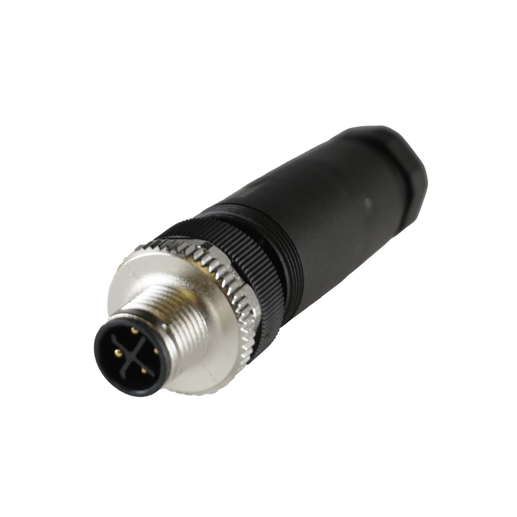 5-PIN, A-CODED CONNECTOR, FOR CABLE DIAM. 4-6MM, 60VDC MAX (THROUGH-WIRE)